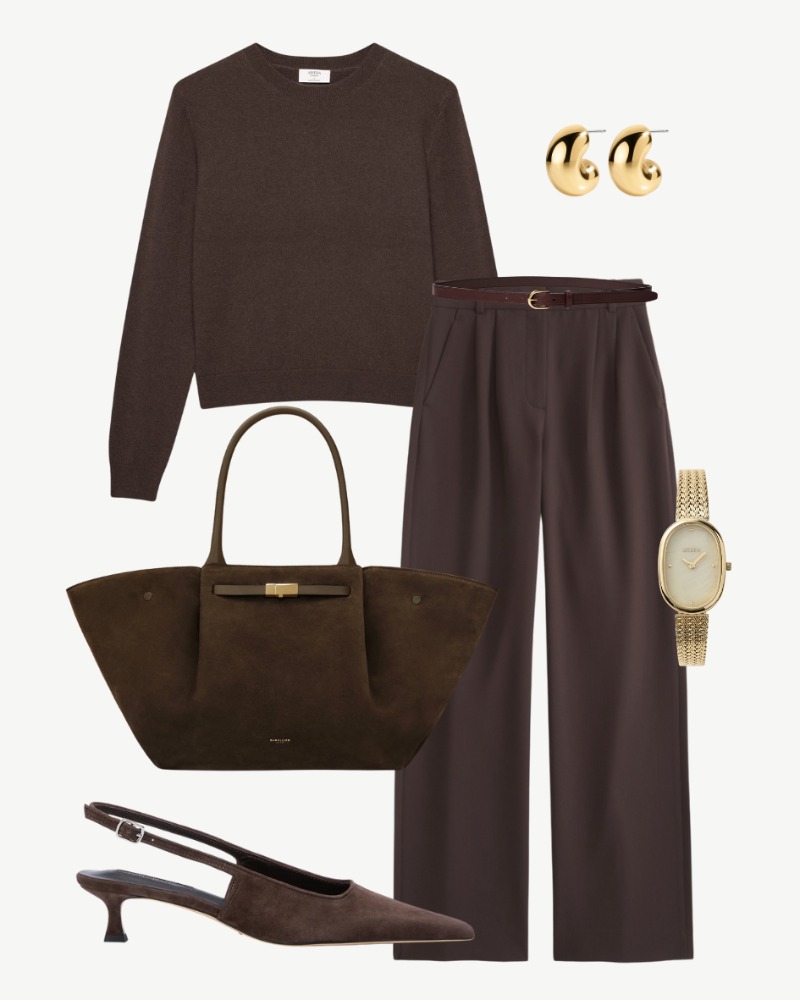 Smart Casual Office Outfit for Winter