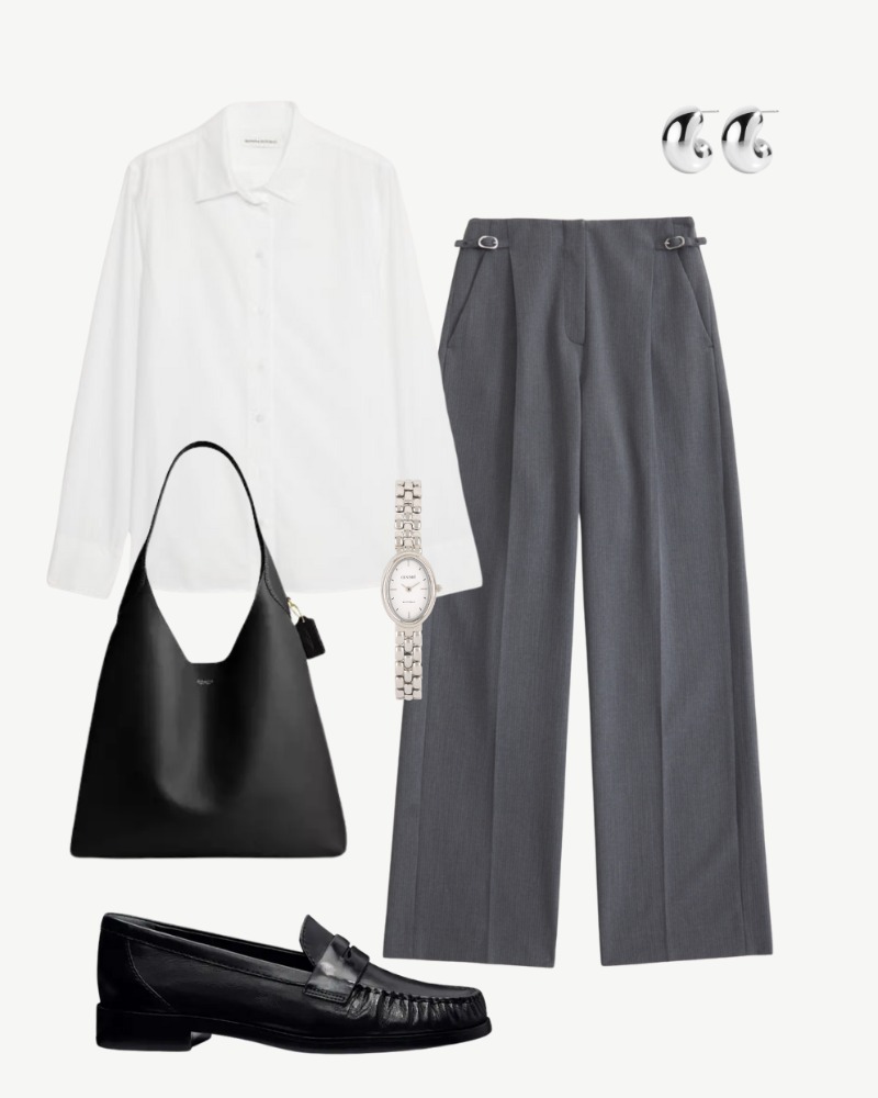 Smart Casual Office Outfit for Winter