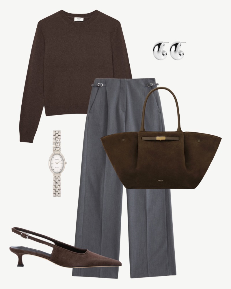 Smart Casual Office Outfit for Winter