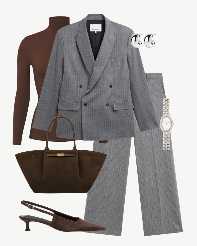 Business Professional Meeting Outfit for Winter