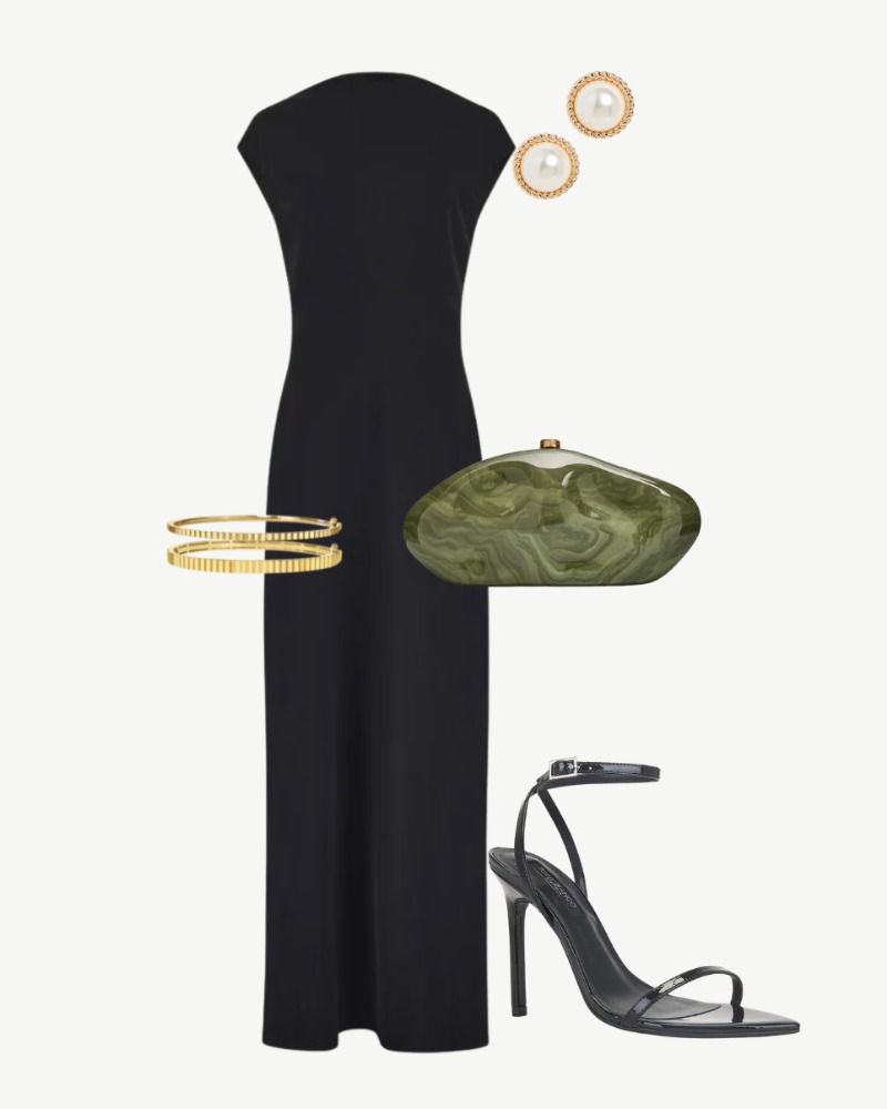 Black Tie Wedding Guest Outfit for Spring