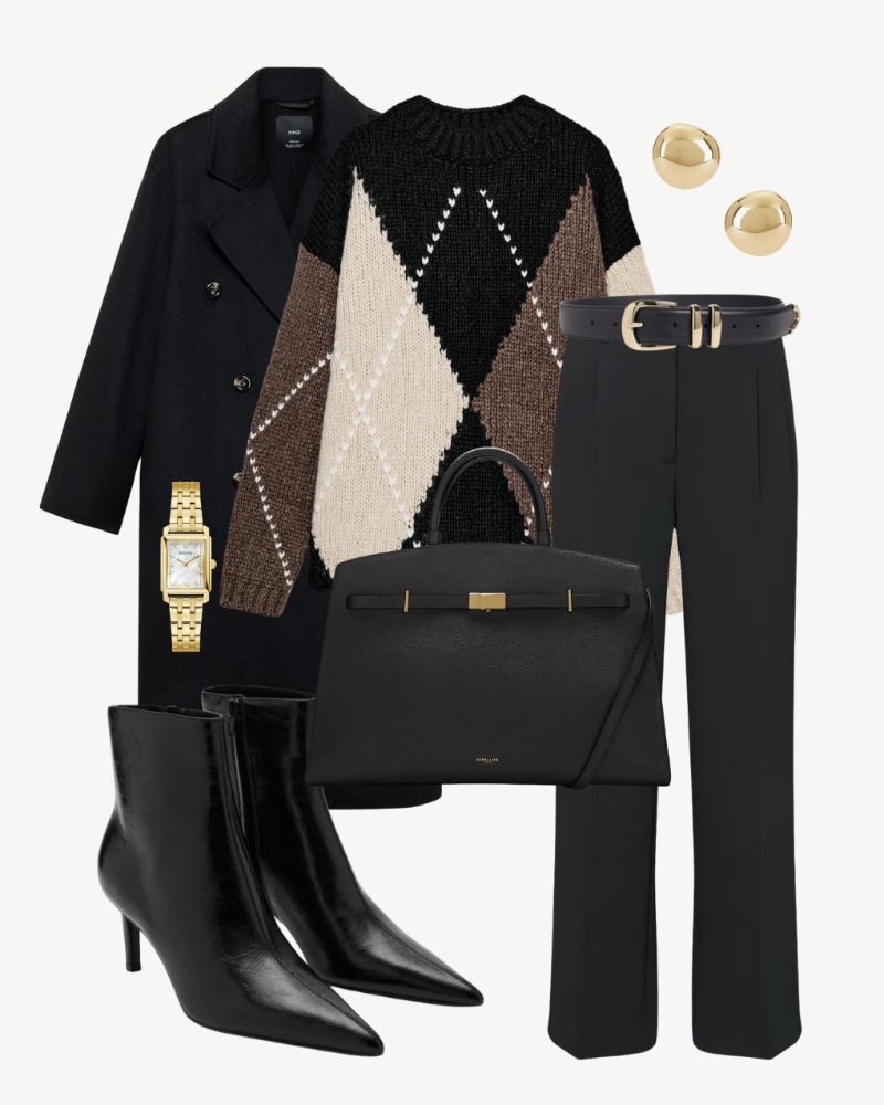 Business Casual Work Outfit for Winter