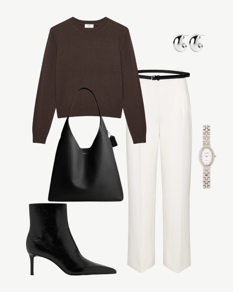Business Professional Meeting Outfit for Winter