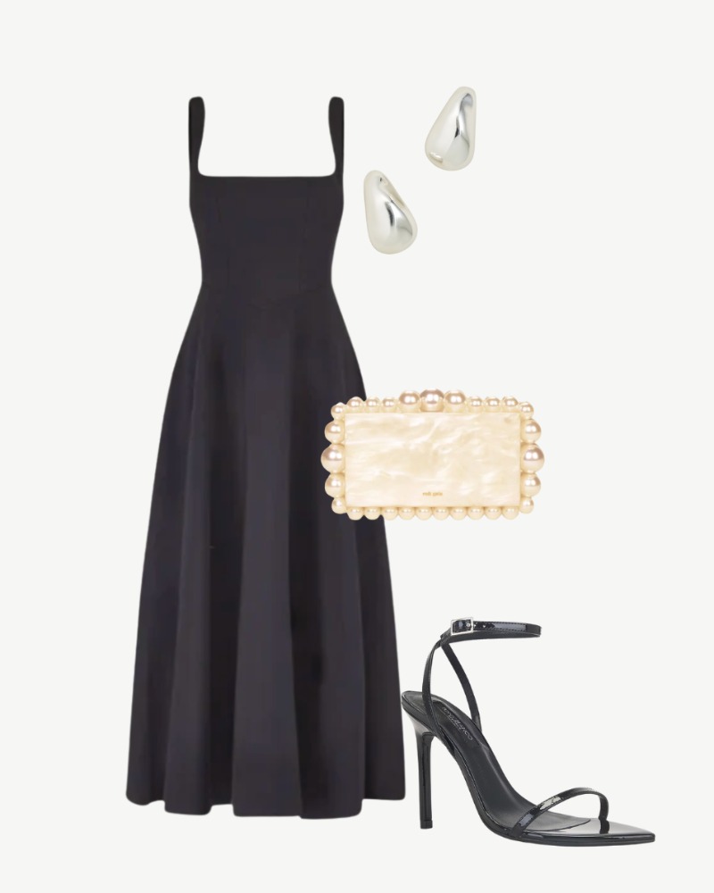 Black Tie Wedding Guest Outfit for Spring