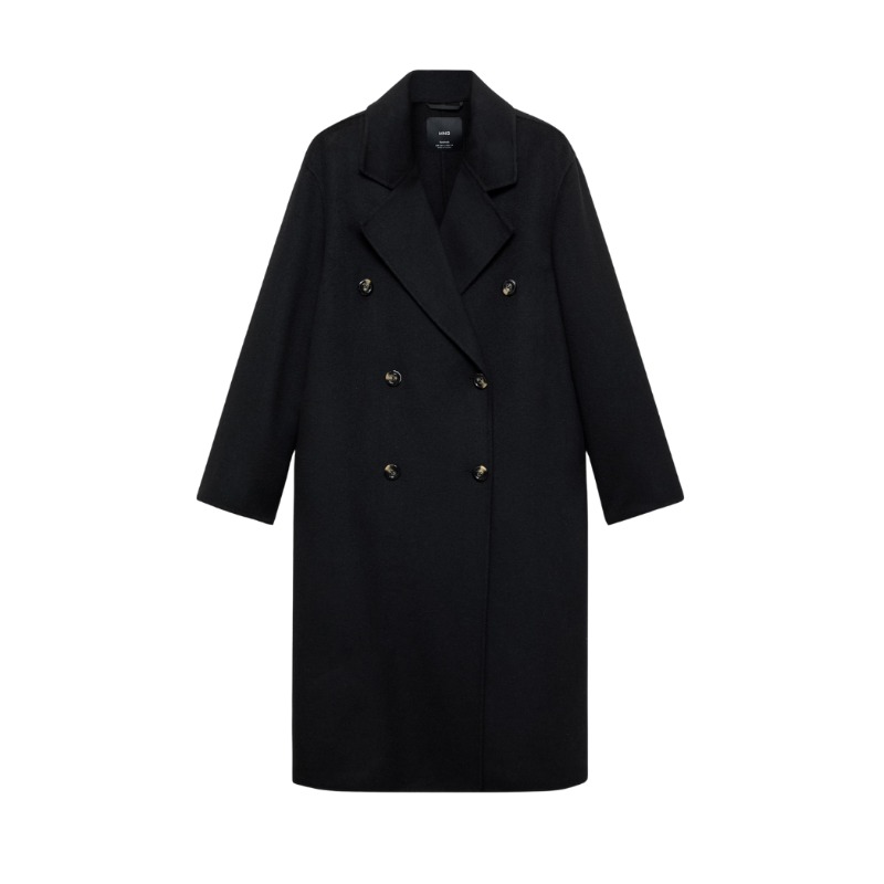 Handmade Oversized Wool Coat — MANGO