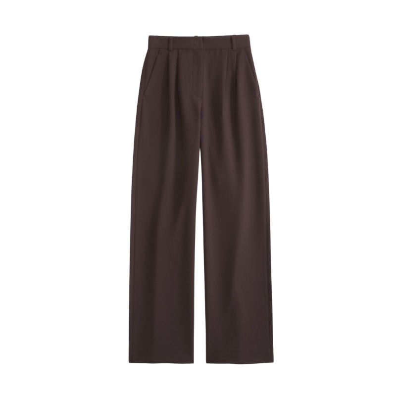 A&F Sloane Tailored Wide Leg Pant — Abercrombie & Fitch