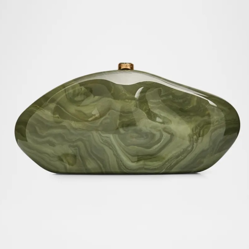 The Caldera Marbled Acrylic Clutch Bag — Cult Gaia