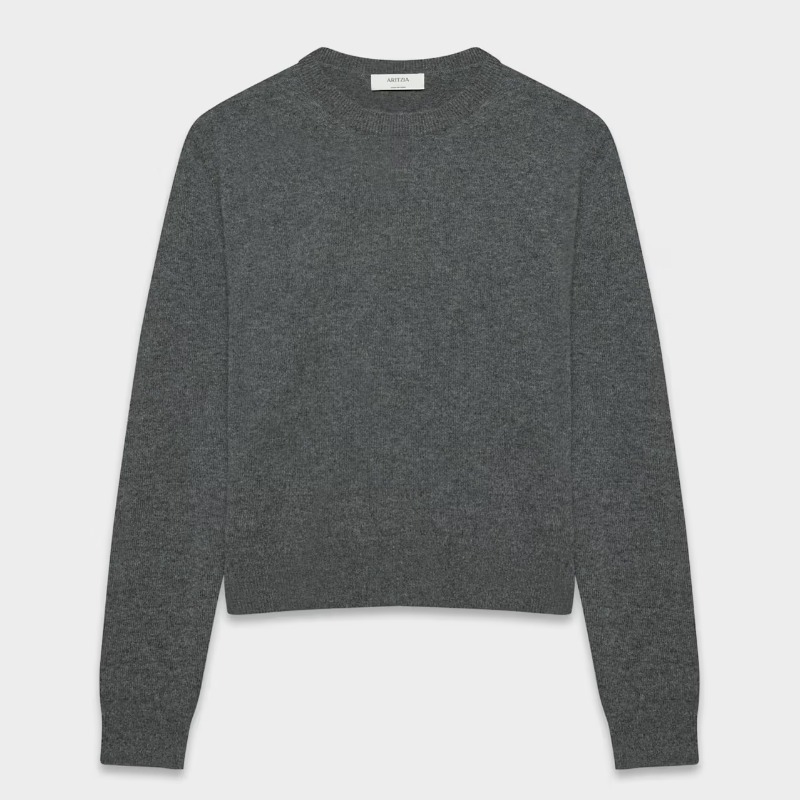 Bare Cashmere Crew Sweater — Aritzia