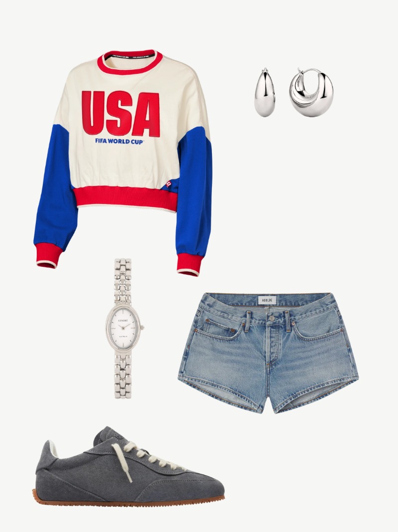 Casual Soccer Game Outfit for Summer