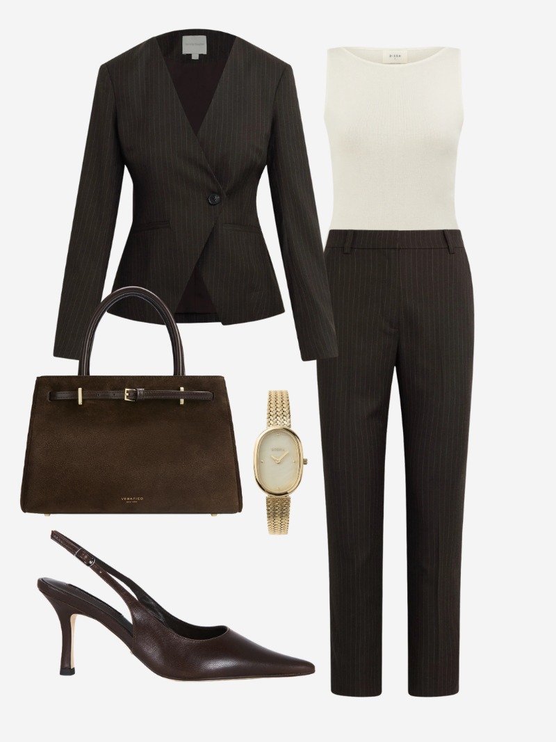 Business Professional Client Dinner Outfit for Fall