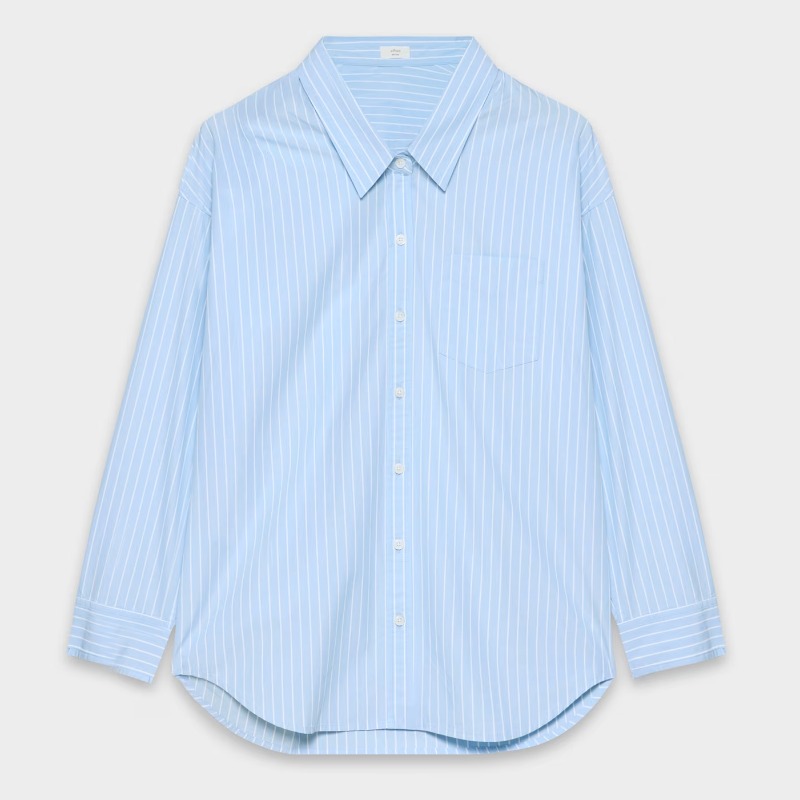 Reminisce Relaxed Poplin Shirt — Aritzia