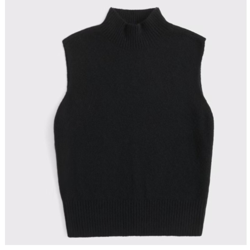 Merino Wool-Blend Sweater Shell Top — Abercrombie & Fitch