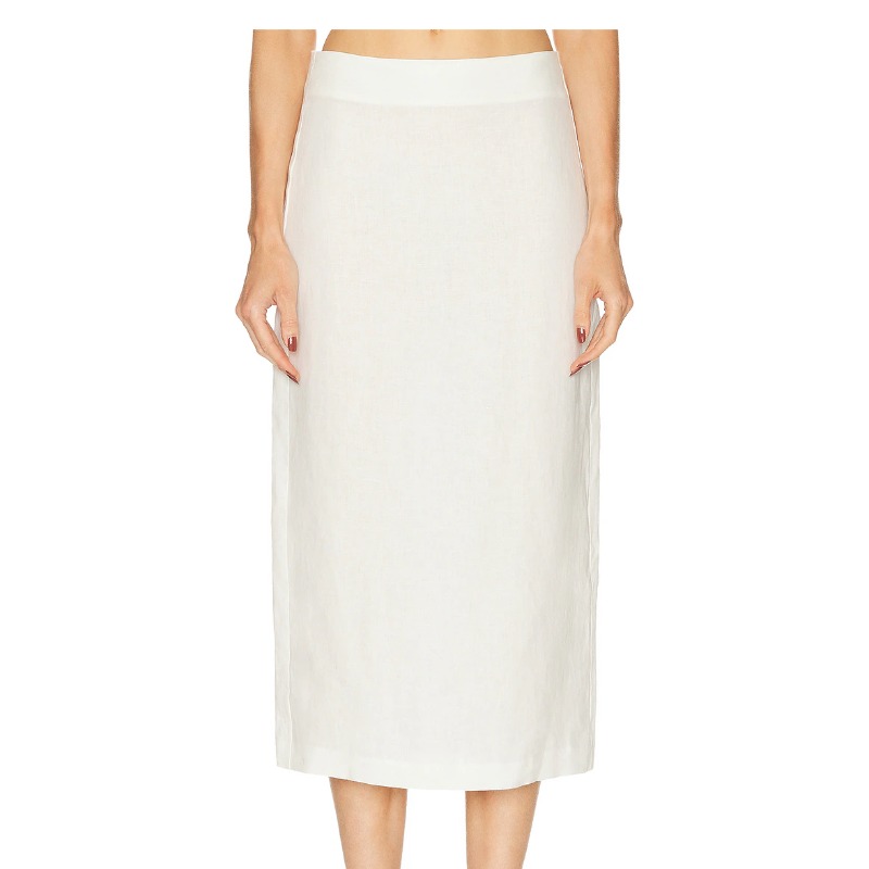 Linen Pencil Skirt — Enza Costa