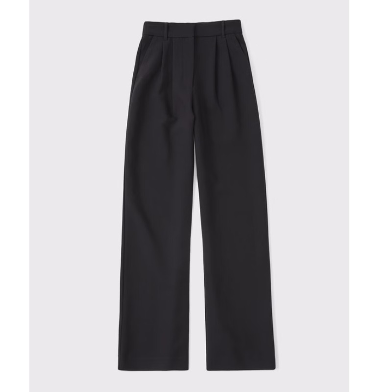 A&F Sloane Tailored Wide Leg Pant — Abercrombie & Fitch