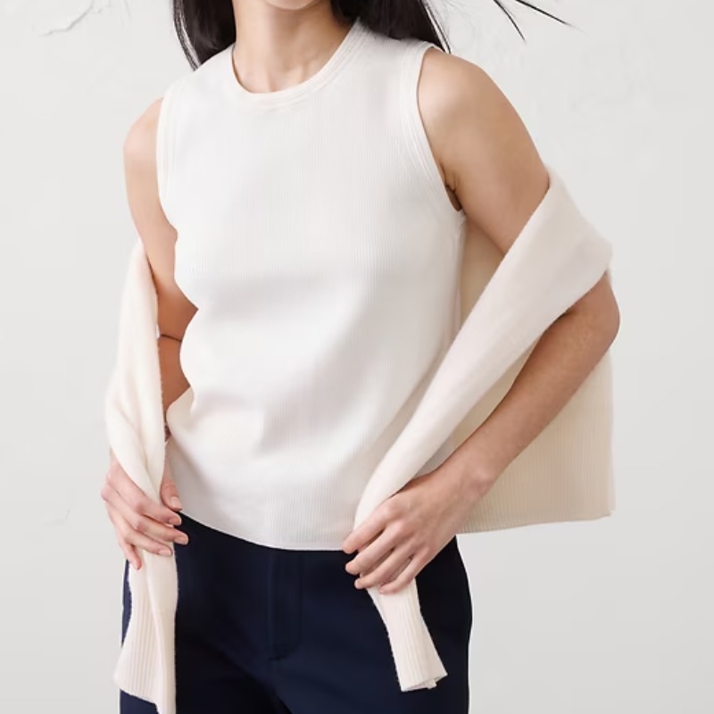 Ribbed Sweater Tank — Banana Republic Factory