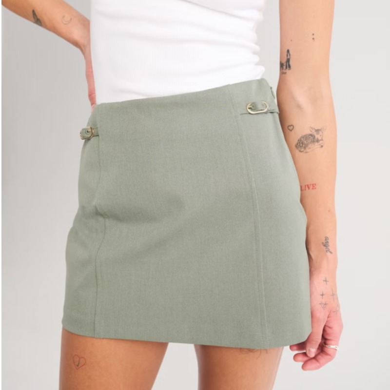 The A&F Scarlett Forme Mini Skort — Abercrombie & Fitch