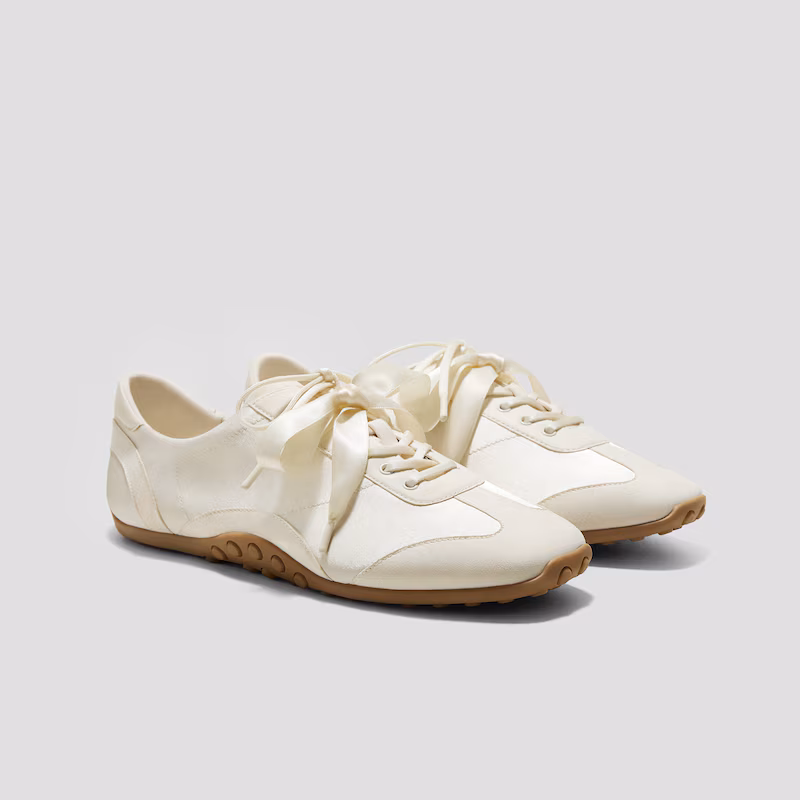 Square-Toe Jogger Sneakerina (Carol) — VIVAIA