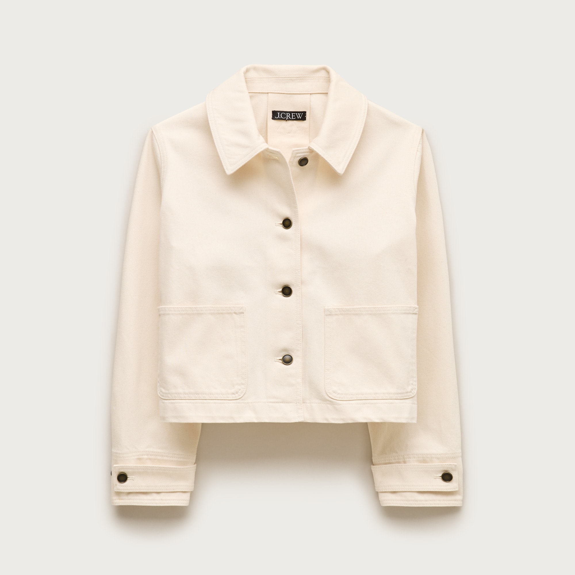 Cropped Barn Jacket™ in denim — J.CREW
