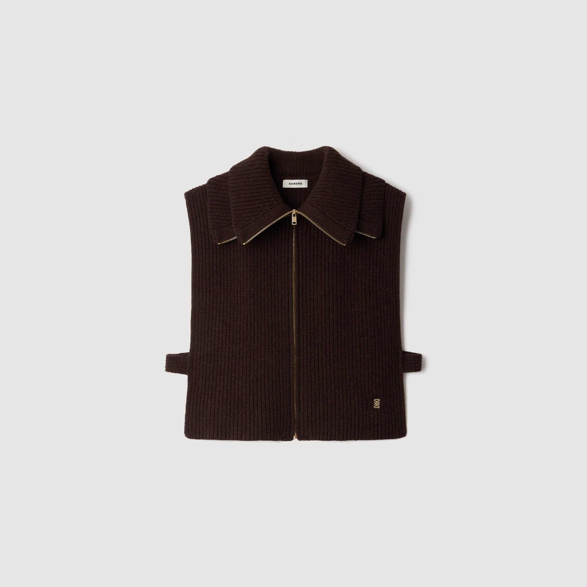 Zipped Trucker Collar — Sandro
