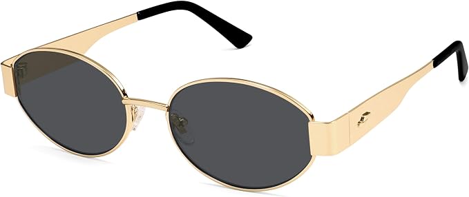Retro Oval Sunglasses for Women Trendy Classic 80s 90s Shades SJ1256 — SOJOS