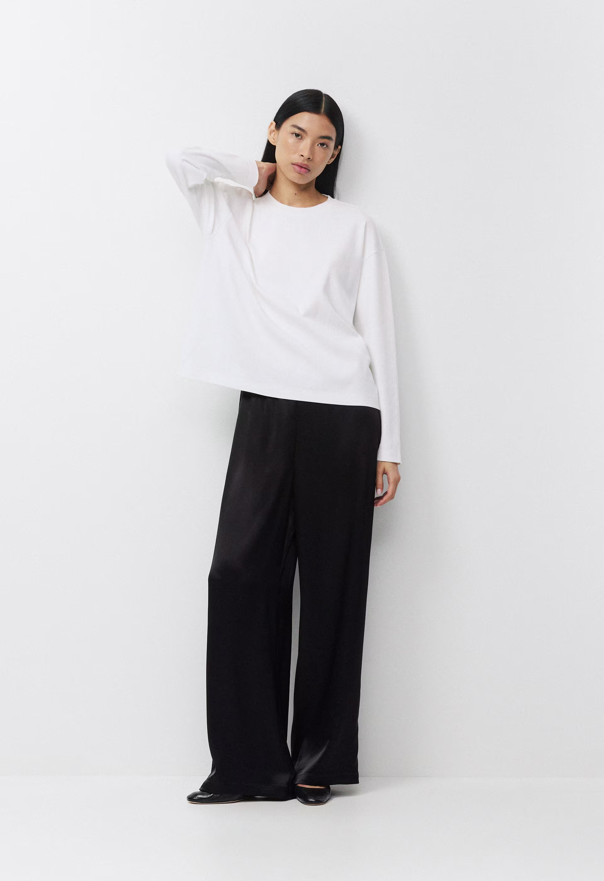 Archer Satin Pant — Aritzia