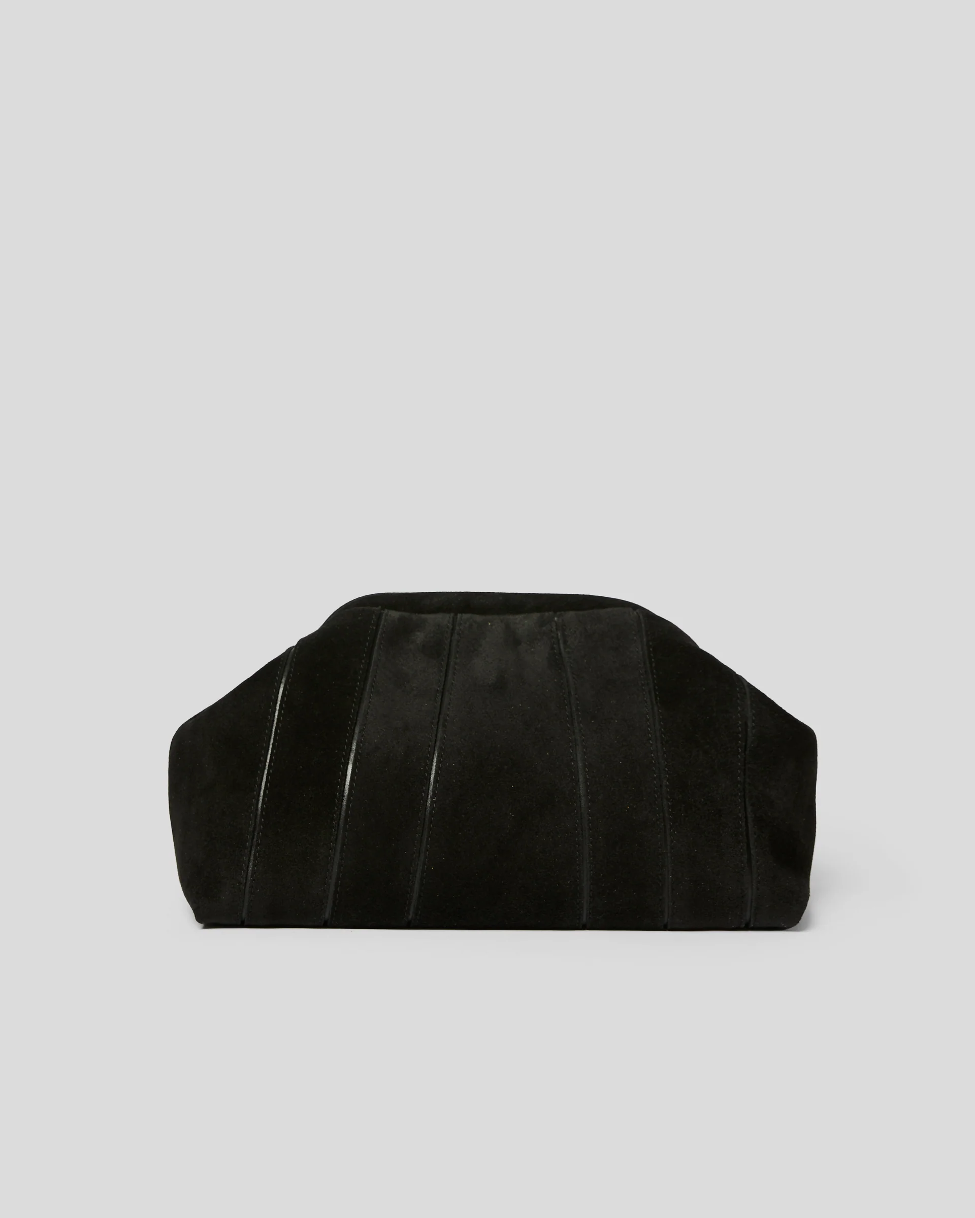 Rowe Suede Clutch Leather Bag — B-low The Belt