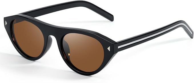 DreamCalf Oval Cat Eye Sunglasses for Women Retro UV Protection Shades — DreamCalf