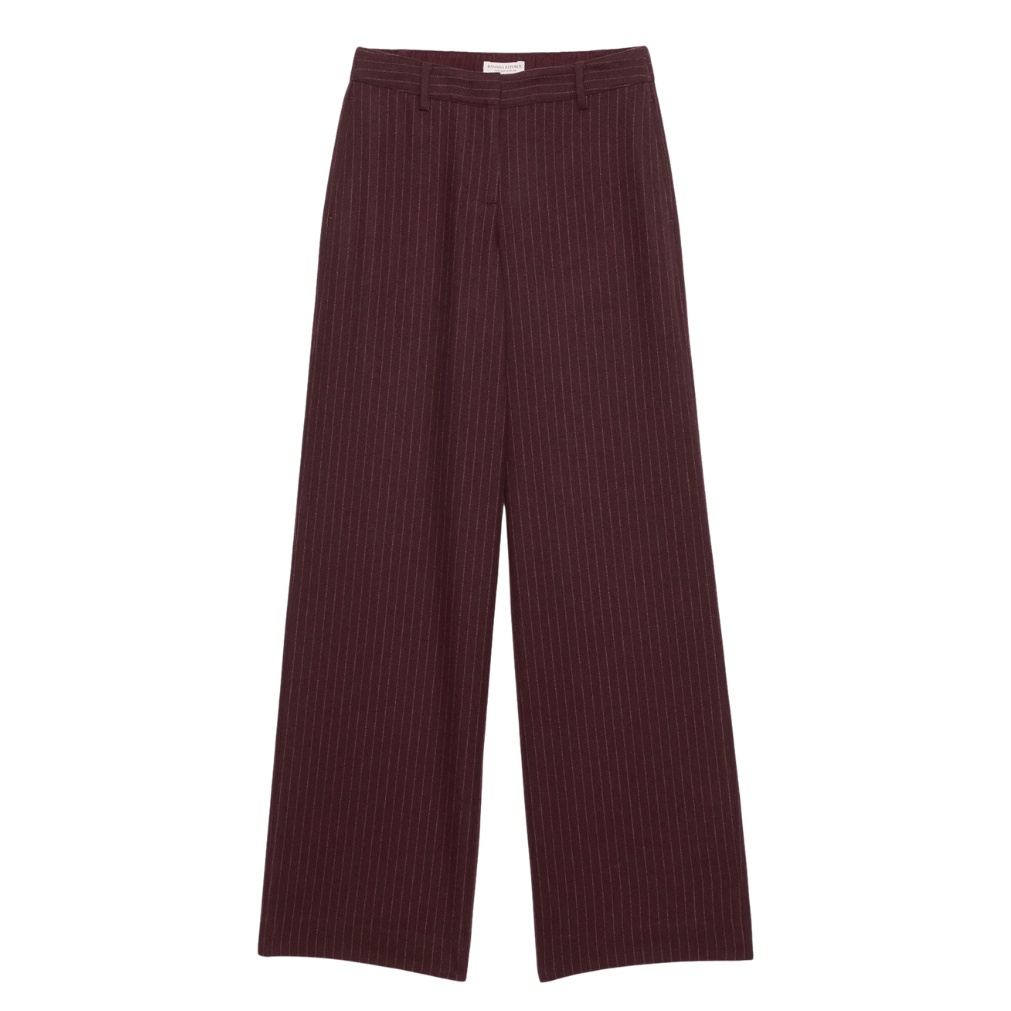 The Everyday Wide-Leg Flannel Pant — Banana Republic