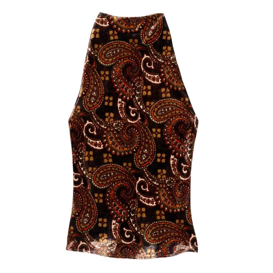 Velvet Halter Top — Banana Republic